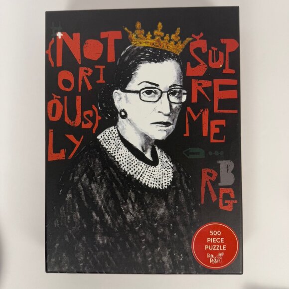 Ruth Bader Ginsburg 500 Piece Puzzle By Patty Rybolt - Picture 1 of 8